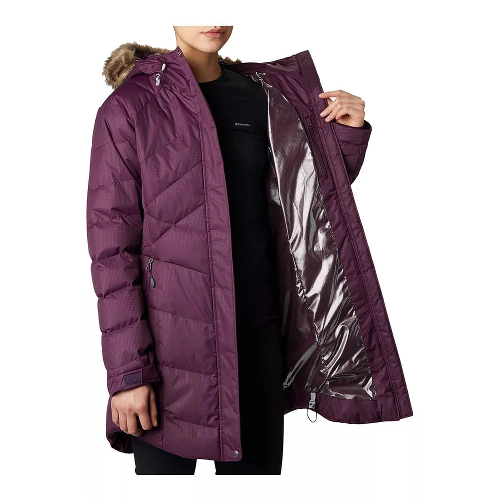 Columbia Women's Lay'D'Down Omni-HEAT™ Winter Parka/Jacket, Long, Insulated, Hooded, Waterproof