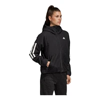 adidas Women's BTS 3-Stripes Hooded Jacket