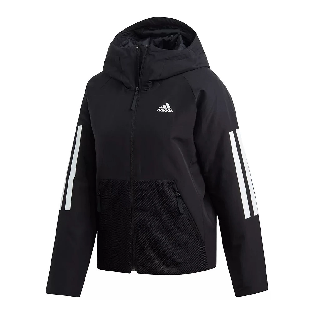 adidas Women's BTS 3-Stripes Hooded Jacket