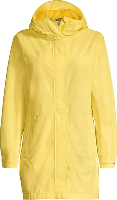 Woods Women's Monolith 2L Mid-Length Hooded Rain Jacket, Waterproof, Breathable, Shell