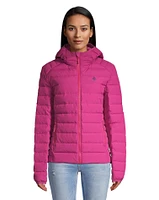 Woods Women's Bennington Midlayer Puffer Jacket, Lightweight, Insulated Down, Hooded