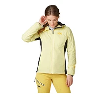 Helly Hansen Women's Odin Midlayer Jacket, Lightweight, Stretch, Insulated, Hooded