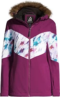 Ripzone Women's Couloir Winter Ski Jacket, Insulated, Hooded, Waterproof