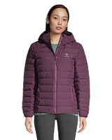 Woods Women's Bennington Midlayer Puffer Jacket, Lightweight, Insulated Down, Hooded