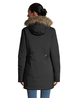 Woods Women's Smythe Stretch Winter Parka/Jacket, Long, Insulated Down, Hooded, Waterproof