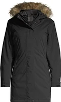 Woods Women's Smythe Stretch Winter Parka/Jacket, Long, Insulated Down, Hooded, Waterproof