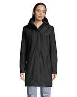 Helly Hansen Women's Valkyrie Hooded Rain Jacket, Waterproof, Fleece Lined, Long