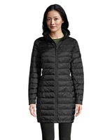 McKINLEY Women's Wells Long Winter Jacket, Long, Insulated Synthetic, Hooded, Breathable