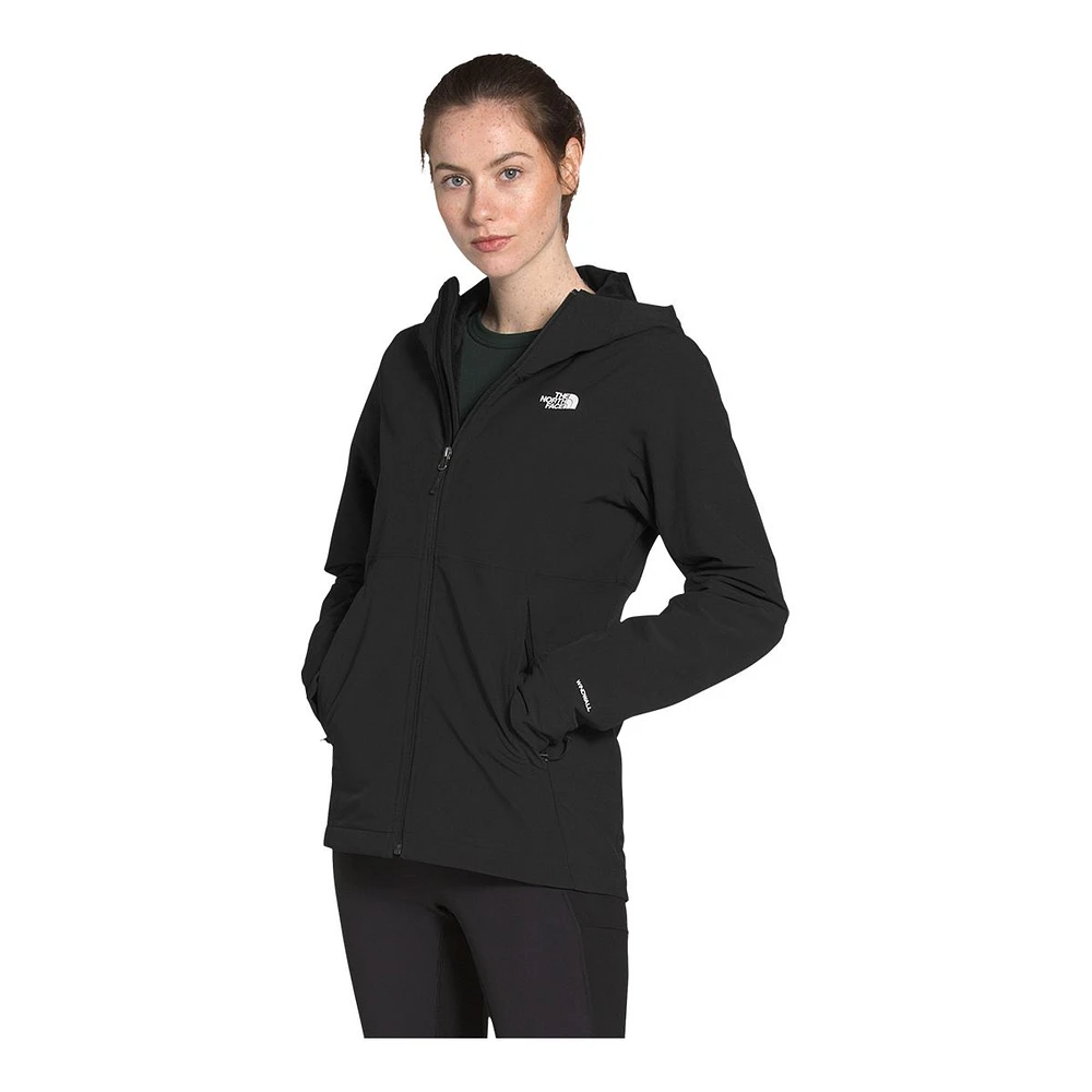 The North Face Women's Shelbe Raschel Water-Resistant Fleece-Lined Hooded Jacket