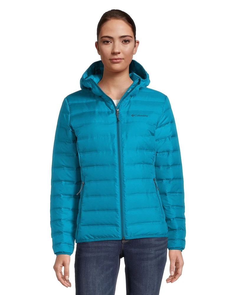 Columbia Women's Lake 22 Midlayer Jacket, Insulated Down, Hooded, Water Resistant