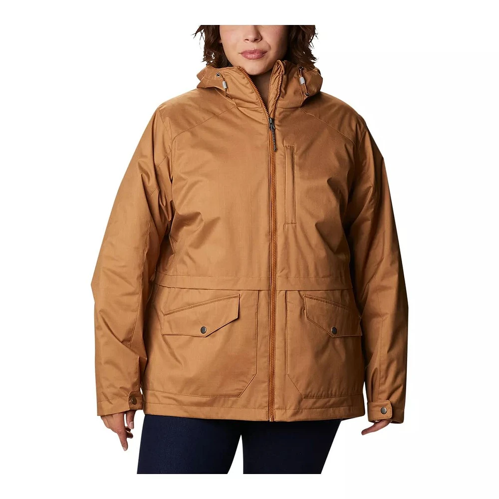 Columbia Women's Mount Erie Interchange Liner and Shell Winter Jacket, Insulated, Hooded