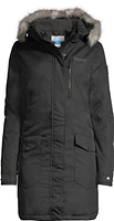 Columbia Women's Suttle Mountain Long Winter Jacket, Long, Insulated Synthetic, Hooded