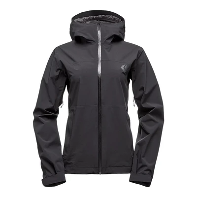 Black Diamond Women's Stormline Stretch Shell Rain Jacket