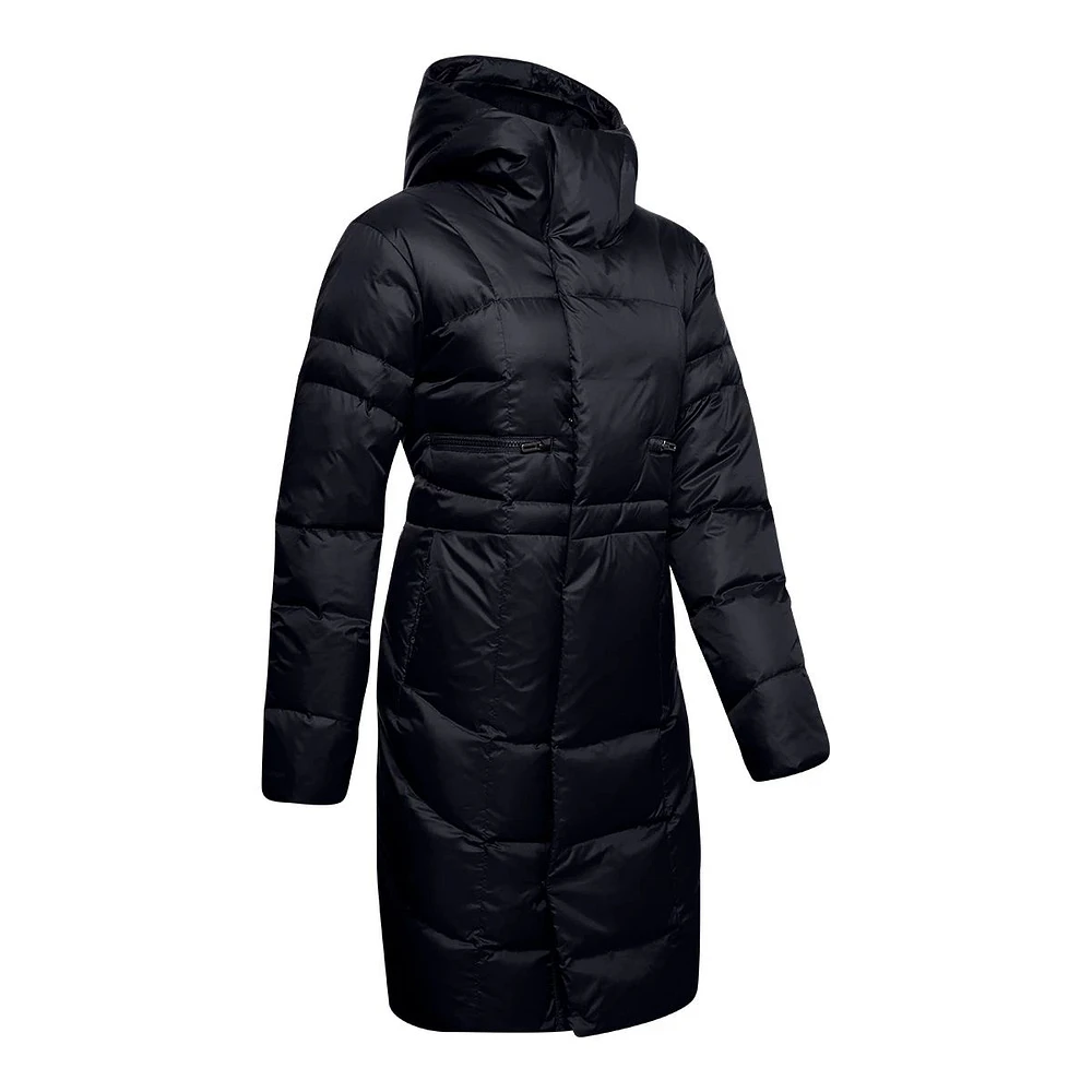 Under Armour Women's Winter Parka/Jacket, Long, Insulated, Hooded, Water Repellent