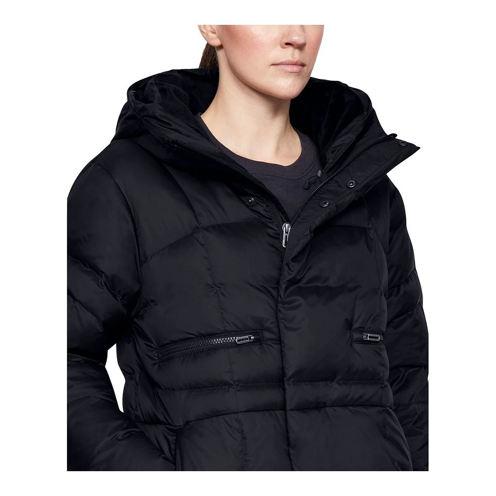 Under Armour Women's Winter Parka/Jacket, Long, Insulated, Hooded, Water Repellent