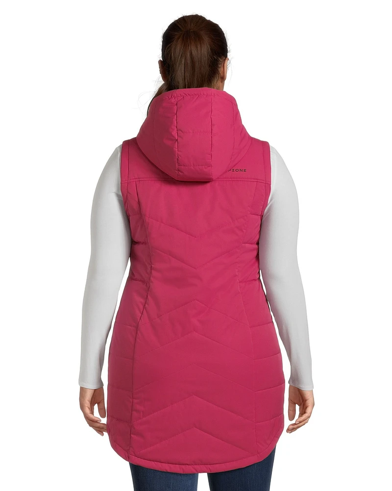 Ripzone Women's Luna Vest, Standard Fit, Winter, Long