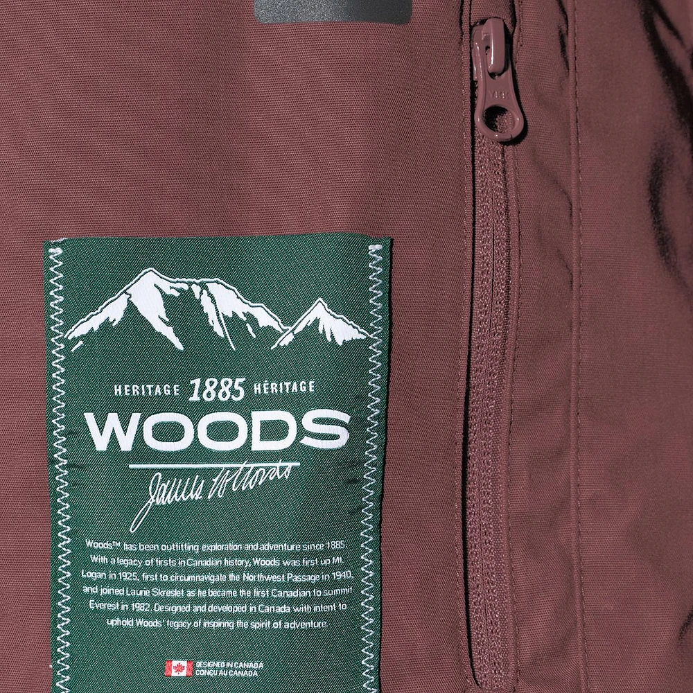 Woods Women's Worthington Bomber Winter Jacket, Long, Insulated, Hooded, Waterproof