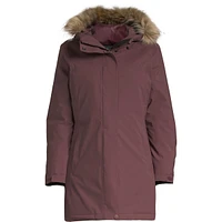 Woods Women's Smythe Stretch Winter Parka/Jacket, Long, Insulated Down, Hooded