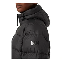 Helly Hansen Women's Active Puffer Winter Jacket, Short, Insulated Synthetic, Hooded