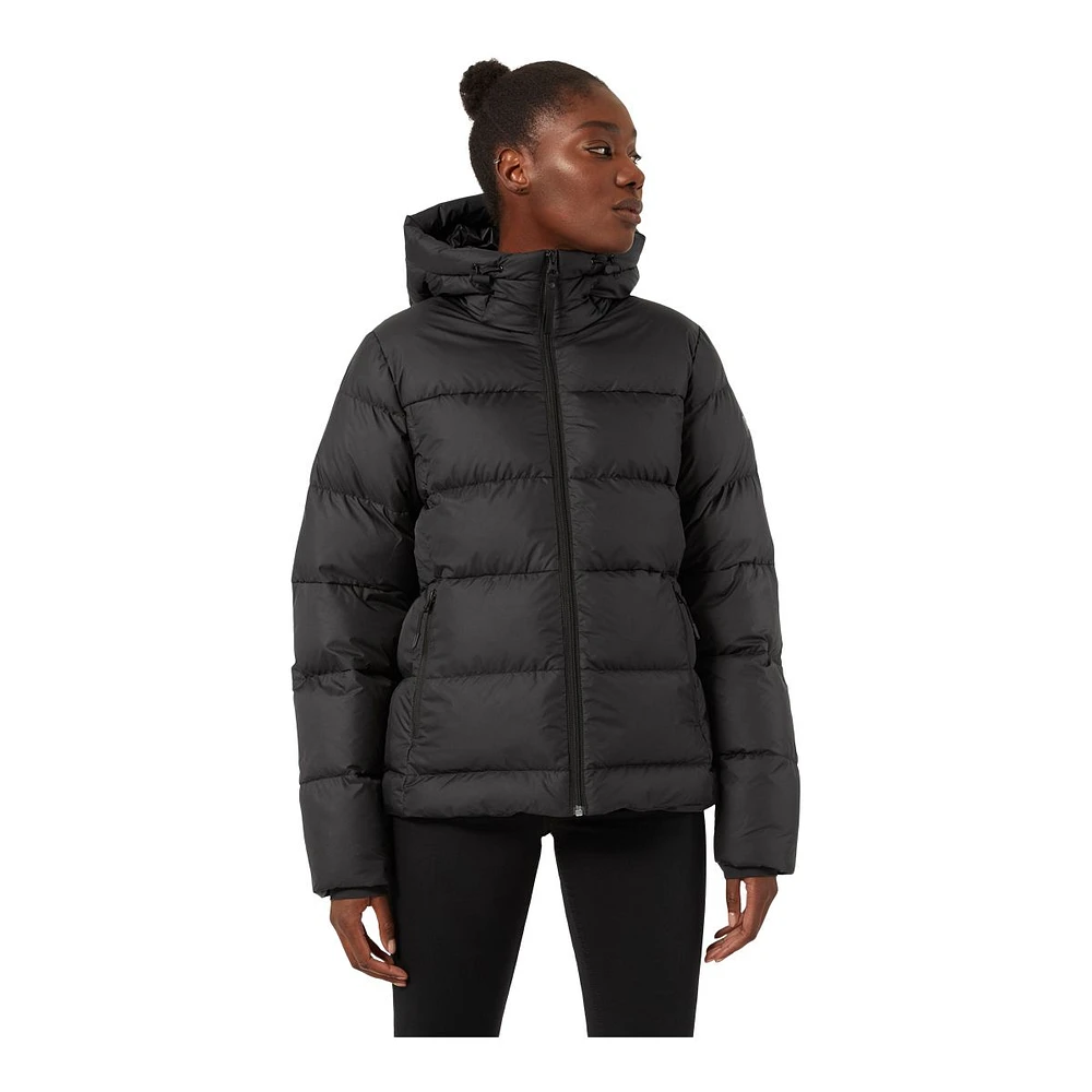 Helly Hansen Women's Active Puffer Winter Jacket, Short, Insulated Synthetic, Hooded