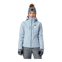 Helly Hansen Women's Alphelia LifaLoft Winter Ski Jacket, Insulated, Hooded, Waterproof