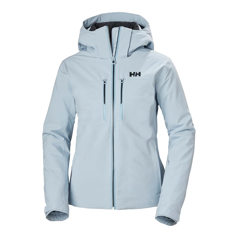 Helly Hansen Women's Alphelia LifaLoft Winter Ski Jacket, Insulated, Hooded, Waterproof