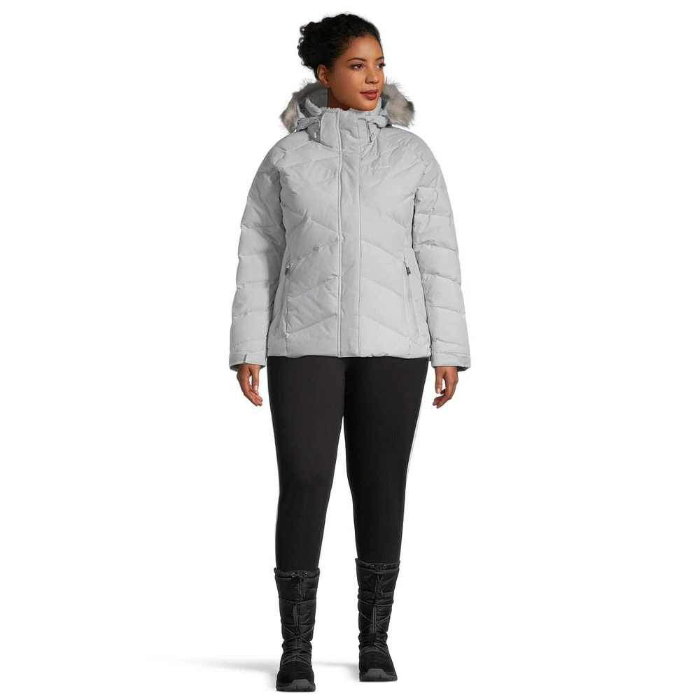 Columbia Women's Lay'D'Down Omni-Heat Plus Winter Ski Jacket, Insulated, Hooded