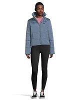 Vans Women's Foundry V Puffer Winter Jacket, Short, Insulated Synthetic, Water Repellent