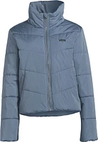 Vans Women's Foundry V Puffer Winter Jacket, Short, Insulated Synthetic, Water Repellent