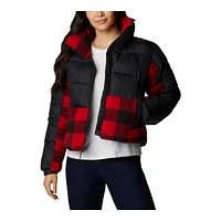 Columbia Women's Leadbetter Point Winter Jacket, Long, Insulated Synthetic, Water Resistant