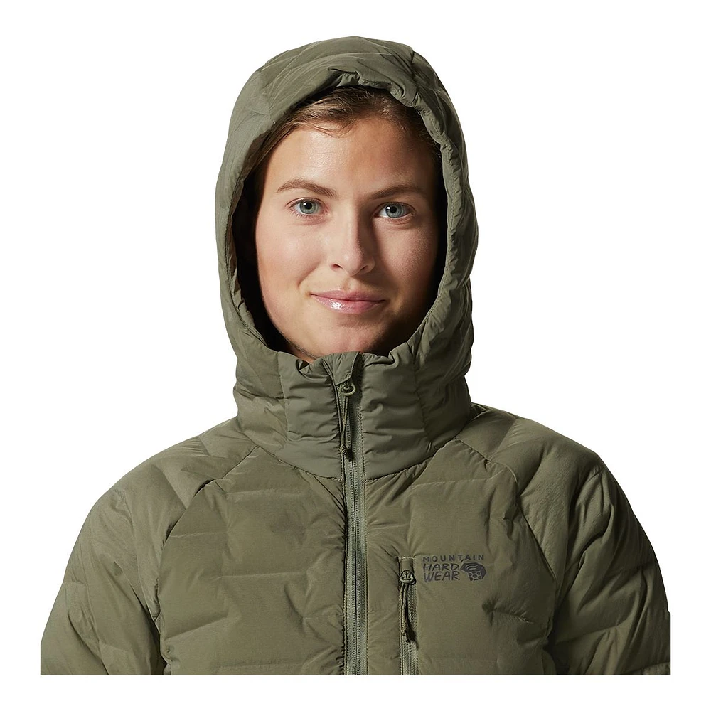 Mountain Hardwear Women's Strechdown Midlayer Jacket, Insulated, Hooded