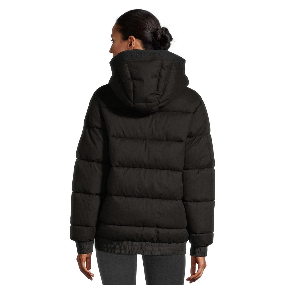 O'Neill Women's Gaby Winter Puffer Jacket, Insulated, Hooded