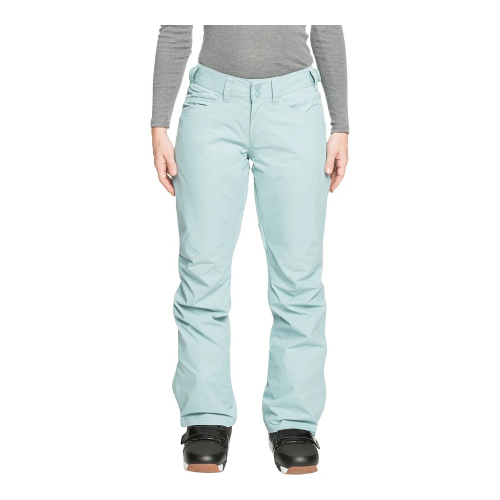 Roxy Women's Backyard Snow Pants, Insulated, Ski, Winter