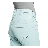 Roxy Women's Backyard Snow Pants, Insulated, Ski, Winter