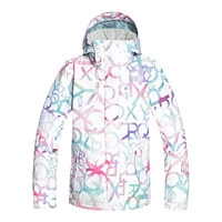 Roxy Women's Jetty Winter Ski Jacket, Insulated, Hooded, Waterproof