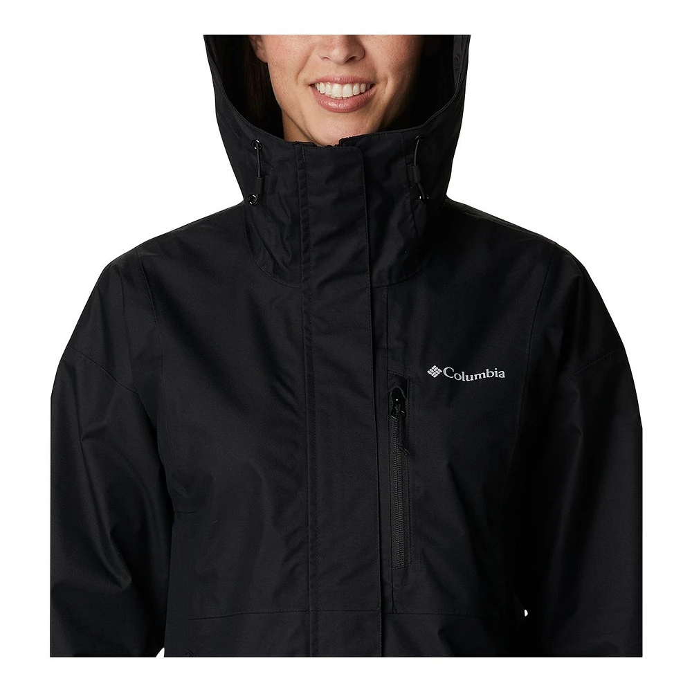 Columbia Women's Hikebound Omni-Tech Hooded Waterproof Rain Jacket