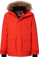 Woods Boys' Avens Winter Jacket/Parka, Kids', Down, Insulated, Waterproof, Hooded