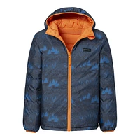 Woods Boys' Benington Winter Jacket, Kids', Down, Puffer, Insulated, Water Repellent, Hooded