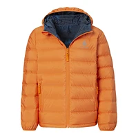 Woods Boys' Benington Winter Jacket, Kids', Down, Puffer, Insulated, Water Repellent, Hooded