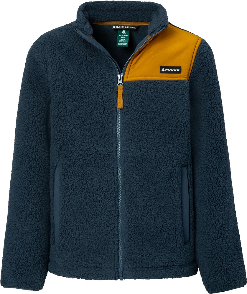 Woods Boys' Erris Sherpa Fleece Jacket