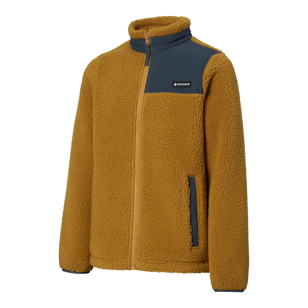 Woods Boys' Erris Sherpa Fleece Jacket