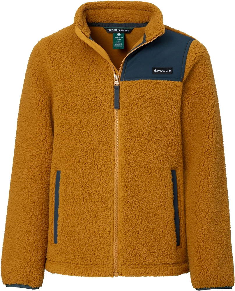 Woods Boys' Erris Sherpa Fleece Jacket