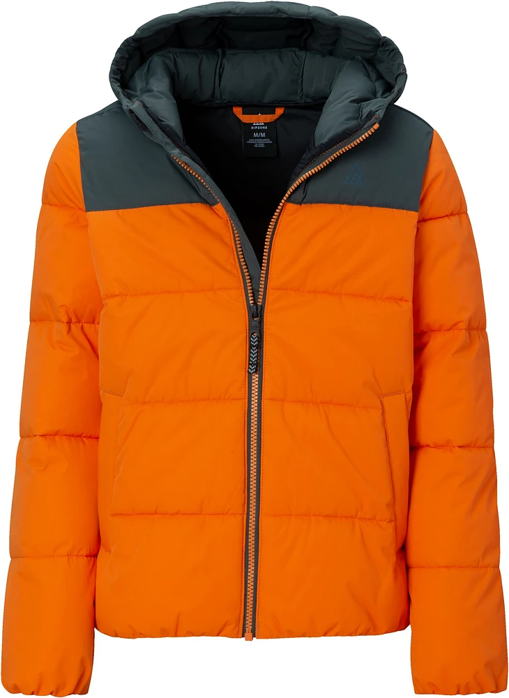 Ripzone Boys' Trenton Winter Jacket, Kids', Puffer, Insulated, Water Repellent, Hooded