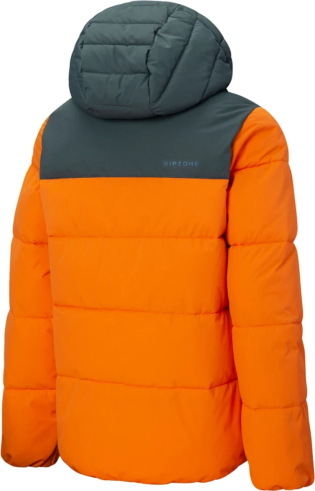 Ripzone Boys' Trenton Winter Jacket, Kids', Puffer, Insulated, Water Repellent, Hooded