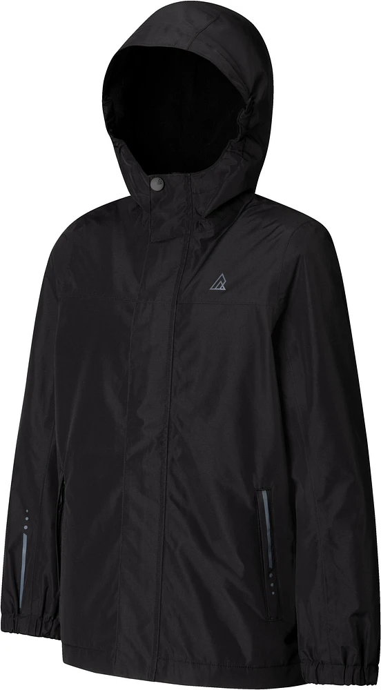 Ripzone Boys' Storm 2.0 Fleece Lined Rain Jacket