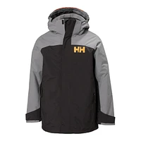 Helly Hansen Boys' Level Winter Jacket, Kids', Ski, Insulated, Waterproof, Hooded