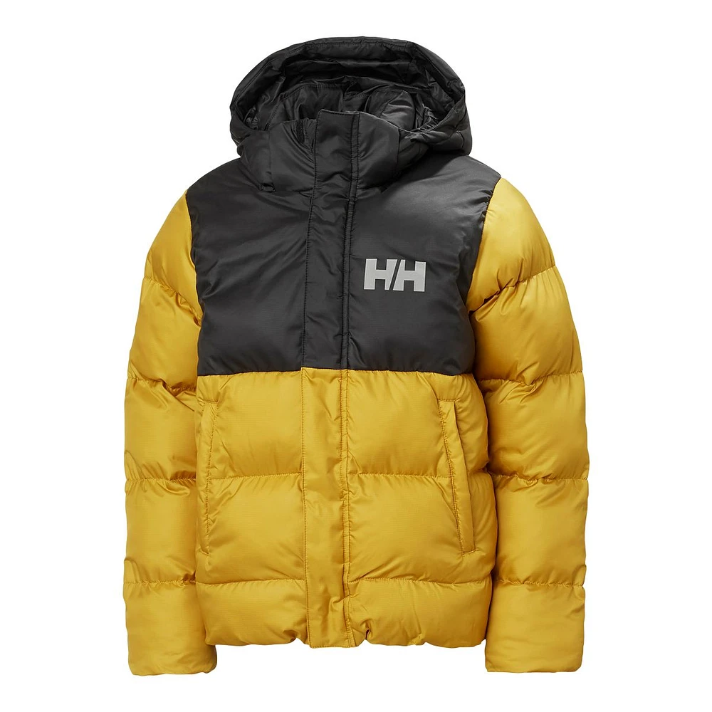 Helly Hansen Boys' Vision Winter Jacket, Kids', Puffer, Insulated, Water-Repellent, Hooded