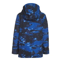 Under Armour Boys' Print Steeze Eaze Winter Jacket, Kids', Insulated, Waterproof, Hooded