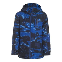 Under Armour Boys' Print Steeze Eaze Winter Jacket, Kids', Insulated, Waterproof, Hooded