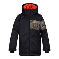 DC Boys' Propaganda Winter Jacket, Kids', Insulated, Waterproof, Hooded